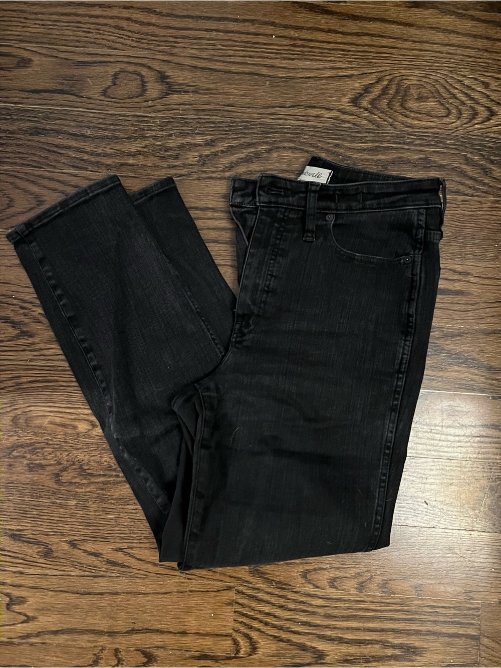Madewell Curvy Stovepipe Jeans - Black